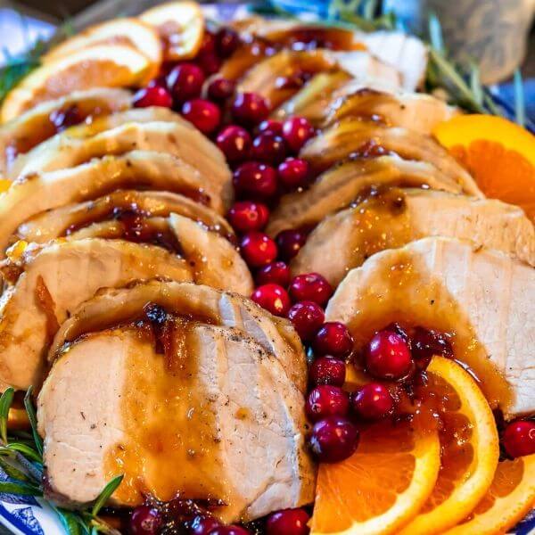 Orange Cranberry Pork Tenderloin