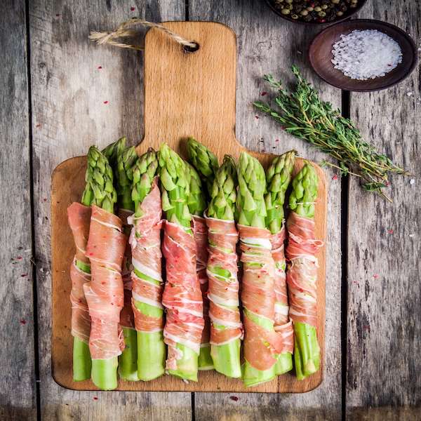 Asparagus Wrapped in Prosciutto