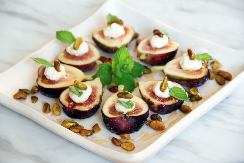 Figs Stuffed with Goat Cheese