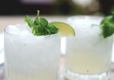 Summer Cocktail with Fresh Mint
