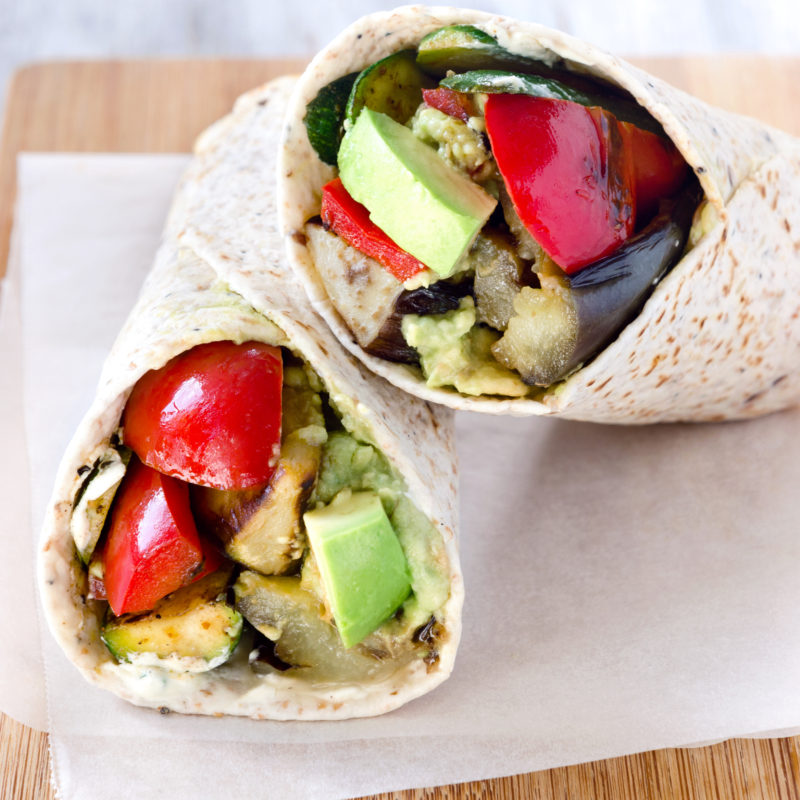 Healthy Vegetable Wrap