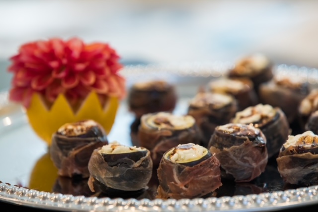 Proscuitto wrapped Figs